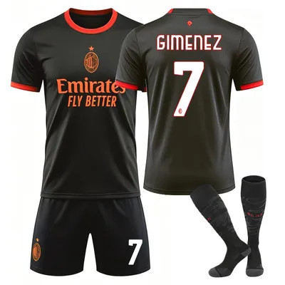 Immagine prodotto di #7 GIMENEZ Maglia da calcio da trasferta del Milan 26-27 per bambini e adulti TAGLIA:XS