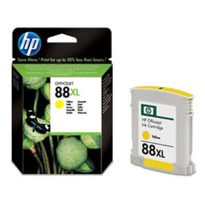 Obrázek produktu pro HP 88, Standardní výtěžnost, Žlutá, Inkoust na pigmentové bázi, 1 kusů, 860 str.