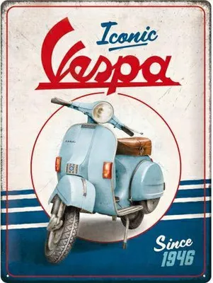 Zdjęcie produktu dla Nostalgic Art 45104962, Niebieski, Czerwony, Biały, Wieszak, Stal, Chłopak, dziewczyna, 300 mm, 400 mm