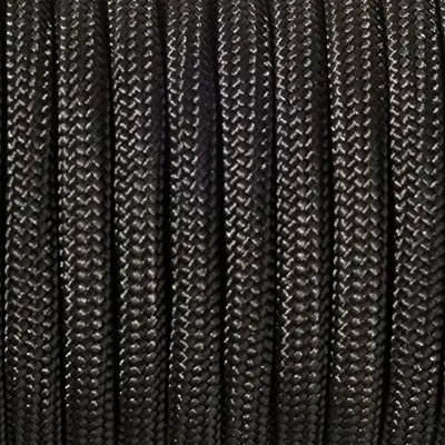 Produktbild von Robustes Paracord Seil für Bastel- und DIY-Projekte 4 mm x 50 m schwarz