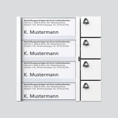 Produktbild von Siedle BTM650-04 - Weiß - 2,4 cm - 2,4 cm - -20 - 55 °C