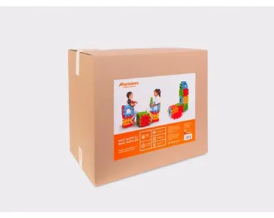 Produktbild von Marioinex Bausteine Waffle Maxi - 24 Stück - große Kunststoffblöcke