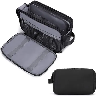 Produktbild von Kioto Kulturbeutel für Damen und Herren Reisezubehör Kulturtasche Kosmetiktasche Toilettenorganizer für Reisen