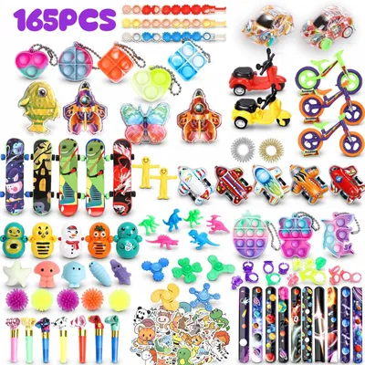 Productafbeelding van Solidchoice - 165 Stuks Cadeautjes voor Kinderverjaardag en Gastgeschenken