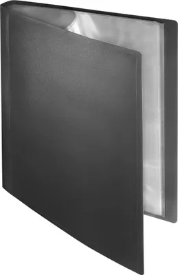 Produktbild von FSY Sichtbuch flexibel, 50 Hüllen, A4, PP schwarz, 1 Stück