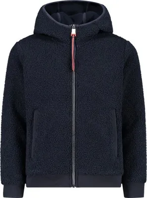 Produktbild von Cmp Kid G Jacket Fix Hood Black Blue 104
