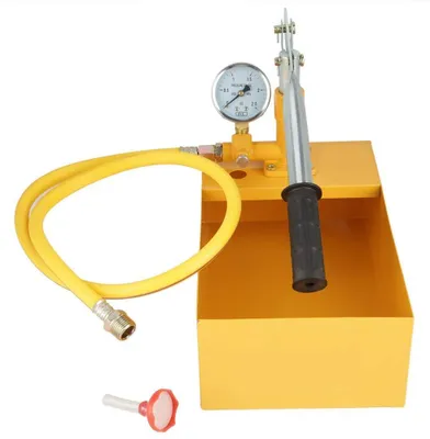 Immagine prodotto di Pompa di prova manuale da 13 litri - Pressione: 2,5 MPa - Pompa di prova idraulica - Pompa di prova per pressione dell'acqua - Materiale: alluminio