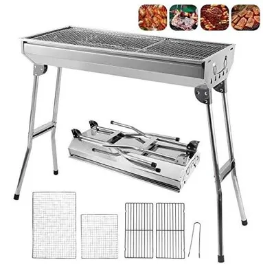 Obrázek produktu pro Přenosný gril XXL, gril na dřevěné uhlí