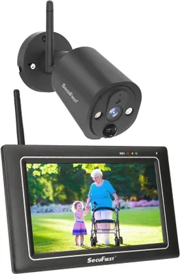 Productafbeelding van Beveiligingscamera Buiten met Draadloze Monitor en AI Bewegingsdetectie