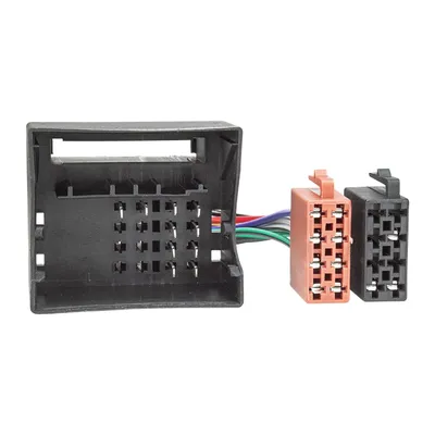 Produktbild von Radio Adapter Kabel kompatibel mit Alfa Fiat Citroen Lancia Peugeot Toyota Quadlock auf 16pol ISO-Norm