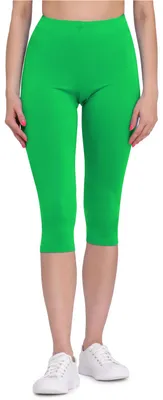 Produktbild von Bellivalini Damen 3/4 Leggings aus Viskose BLV50-148 (Grün, M)