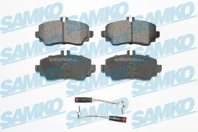 Produktbild von SAMKO Bremsbeläge Satz Vorne Bremsklötze passend für MERCEDES-BENZ VANEO (414) 5SP1387