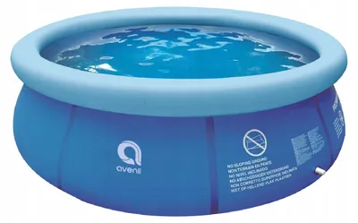 Produktbild von Rundes Gartenpool aus PVC 360 x 76 cm, blau, für die ganze Familie