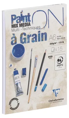 Immagine prodotto di Clairefontaine Paint'On Skicář 15 A6 250 g