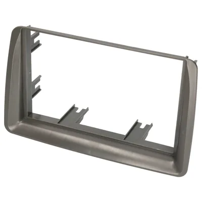 Image de Audioproject A408 - Façade d'autoradio 2-DIN compatible avec la FIAT Panda (169) 2003-2012 - Façade d'autoradio grise
