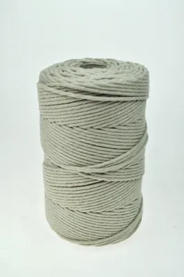 Obrázok produktu pre Dekoračné šnúry na macramé, bavlnená šnúra, 609 Prírodná farba 3 mm x 200 m