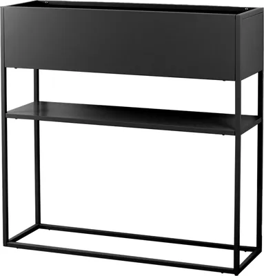 Produktbild von osoltus Pflanzkasten Raumteiler cube Black Schwarz Konsole 80 cm