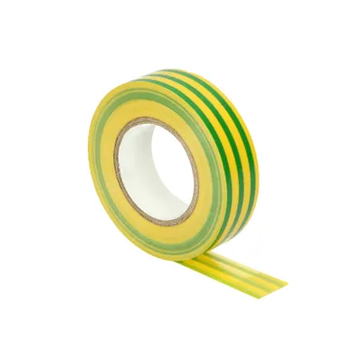 Obrázek produktu pro Izolační páska, žlutozelená, nehořlavá, šířka 19 mm, tloušťka 0,13 mm, délka 20 m