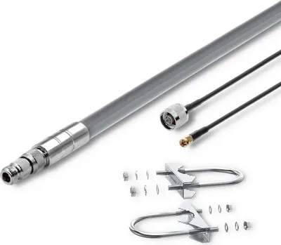 Zdjęcie produktu dla Zestaw antena LoRa Qoltec 5.8 dBi + kabel zasilający