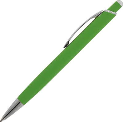 Produktbild von Kugelschreiber / aus Metall / mit Soft Touch / Farbe: hellgrün