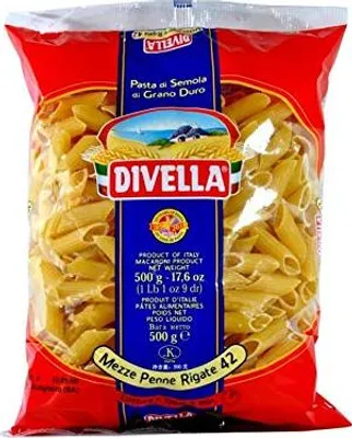 Produktbild von Divella Hartweizengriess Nudeln Mezze Penne Rigate 42 Gr 500 X 24