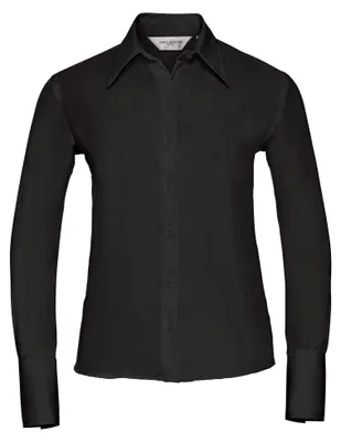 Obrázok produktu pre Russell Collection blúzka, dlhé rukávy, bez žehlenia FK757 (M) (čierna)