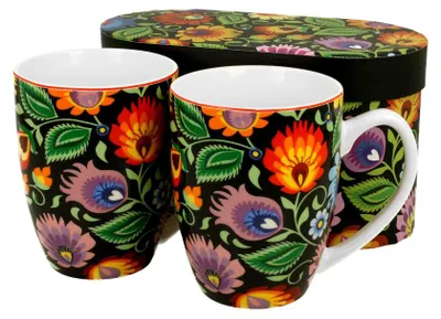 Produktbild von DUO ETNO 2er-Set klassische Becher 350 ml ETNIC New Bone China Porzellan