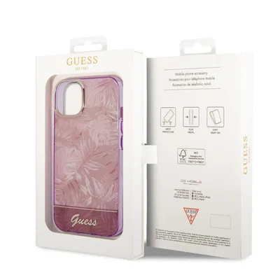 Obrázok produktu pre Puzdro Guess GUHCP14MHGJGHP pre iPhone 14 Plus 6,7", ružové, ružové, tvrdé, kolekcia Jungle