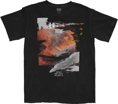 Image de Muse - "Will Of The People" T-Shirt für Herren/Damen Uni RO3203 (XXL) (Schwarz)