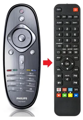 Produktbild von Fernbedienung geeignet für PHILIPS 40PFL7605H/05