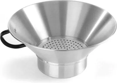Obrázok produktu pre Fritovací kôš hliníkový - svetlosivý - ø400x(H)170 mm s Hendi