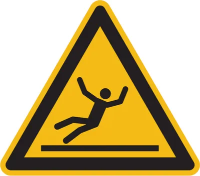 Produktbild von Dreifke® Warnschild, Warnung vor Rutschgefahr W011 | PVC | 200x0 mm | ASR A1....