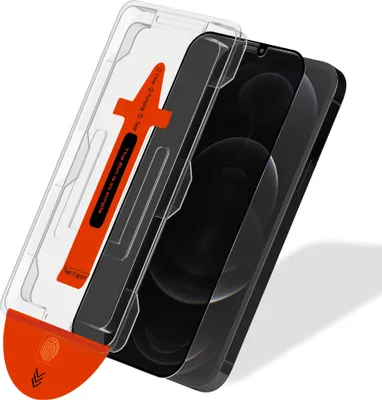 Produktbild von 1-Pack Iphone 12 Pro Privacy Displayschutz - Gehärtetes Glas | [Automatische Installation] - Blasenfrei