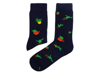 Produktbild von Herren Basic Socken aus Baumwolle Kaktusland Marine Größe 43-46