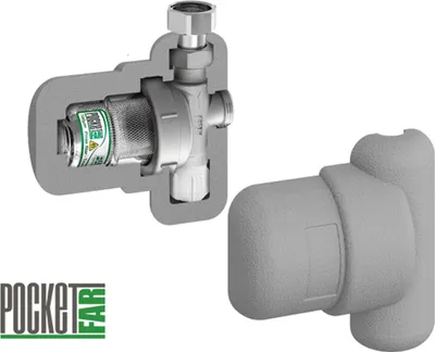 Produktbild von POCKETFAR - Magnetit Schlammabscheiderfilter 3/4"