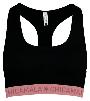 Produktbild von Damen-Rückenfreies Top, 1 Stück, einfarbig schwarz, Größe XL