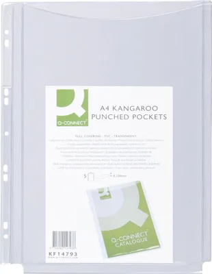 Produktbild von Q-connect PVC Katalogbox A4 150u /5Stk/ Transparent KF14793