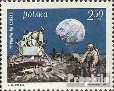 Produktbild von Briefmarken Polen 1969 Mi 1940 (kompl.Ausg.) postfrisch Mondlandung-Apollo