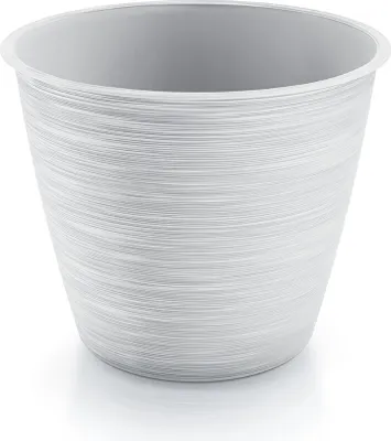 Produktbild von Prosperplast 5.1l Furu Collection 235x235x207 Mm Blumentopf Silber  Silber One Size