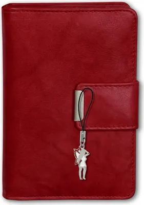 Immagine prodotto di Money Maker portafoglio da donna in vera pelle protezione RFID rosso 9x3x13 borsellino OPJ701R