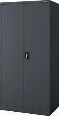 Zdjęcie produktu dla Zamykany szafka gospodarcza DAWID D600 900 x 1850 x 600 mm antracyt