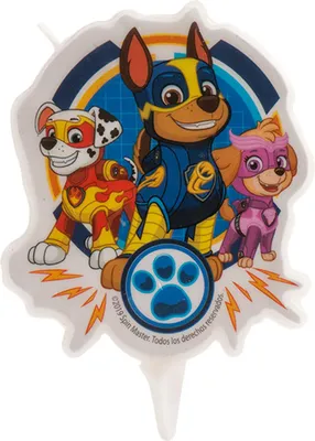 Image de Kerze Paw Patrol 7.5 cm