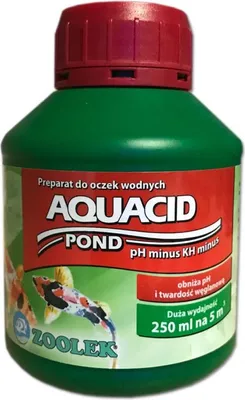 Obrázok produktu pre Zoolek Aquacid Pond 250Ml Znižuje Ph, Kh