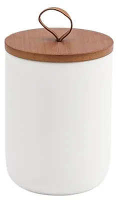 Image de Récipient alimentaire en céramique blanc, 800 ml