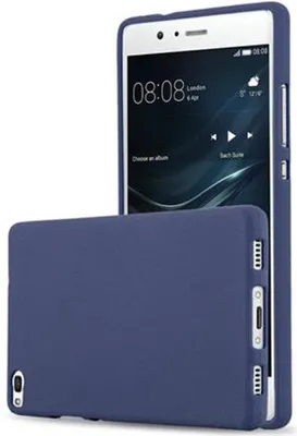 Produktbild von Cadorabo Schutzhülle für Huawei P8 Hülle in Blau Handyhülle TPU Etui Cover Case