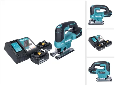 Immagine prodotto di Seghetto alternativo a pendolo a batteria Makita DJV 184 RF 18 V senza spazzole + 2x batteria ricaricabile 3,0 Ah + caricabatterie
