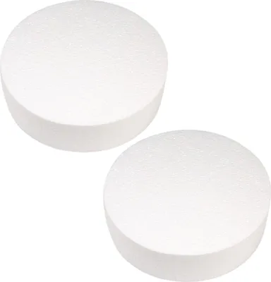 Produktbild von 2 Styroporscheiben Ø 25 cm x 7 cm