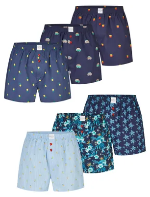 Produktbild von Phil & Co. Berlin Herren Boxer Classics 6-Pack mehrfarbig12 - Größe XL