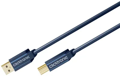 Produktbild von USB-A-auf-USB-B 3.0 Adapterkabel Premium-Kabel | USB-A-Stecker  USB-B-3.0-Stecker | 1,8 m | 5 Gbit/s