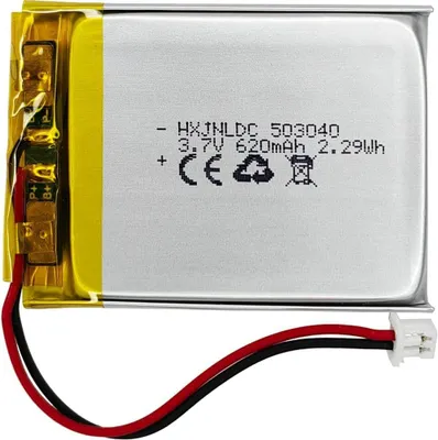 Imagen del producto de Batería LiPo YUNIQUE GREEN-CLEAN-POWER de 3.7V y 620mAh, con conector JST, compatible con Cozmo, Vector 000-0075, y compatible con SkyBell HD, WiFi, Flysight FPV, y otros dispositivos de robótica